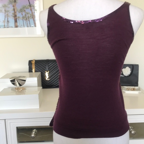 New Escada - Wool, Silk & Cashmere beaded tank - Picture 4 of 8